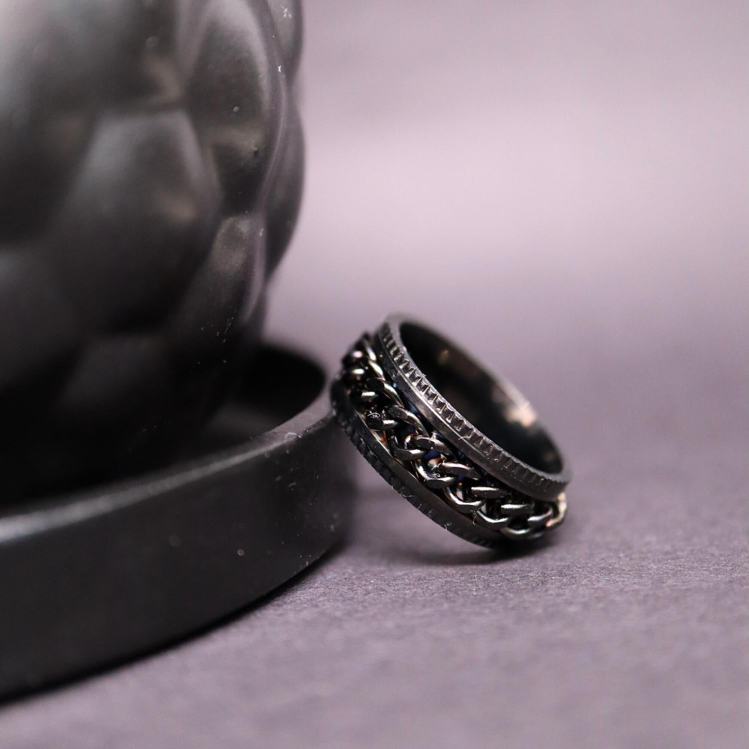 Anxiety Ring (ketting) Grijs-Grijs sfeerbeeld